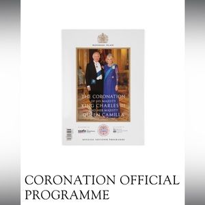 RARE/NEW 🇬🇧 Official Coronation Programme - King Charles III & Queen Camilla